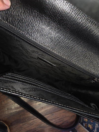 Salvatore Ferragamo Leather Briefcase/Shoulder Bag