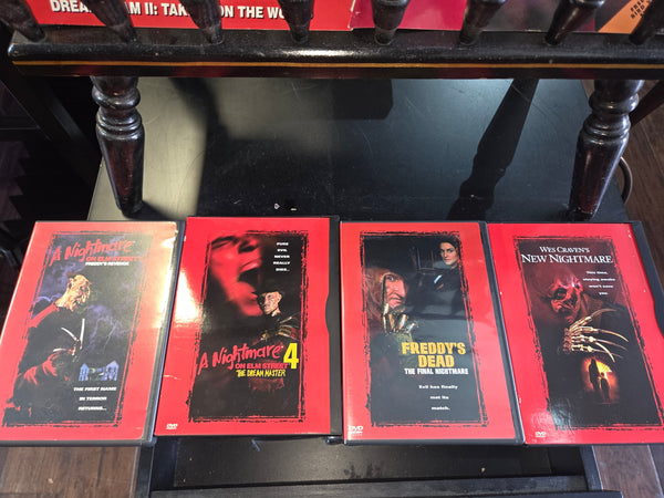 A Nightmare On Elm Street DVDs (4)