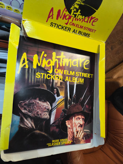 A Nightmare On Elm Street Sticker Albums (3x available, this listing is for 1 album)