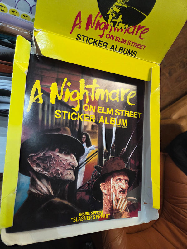 A Nightmare On Elm Street Sticker Albums (3x available, this listing is for 1 album)