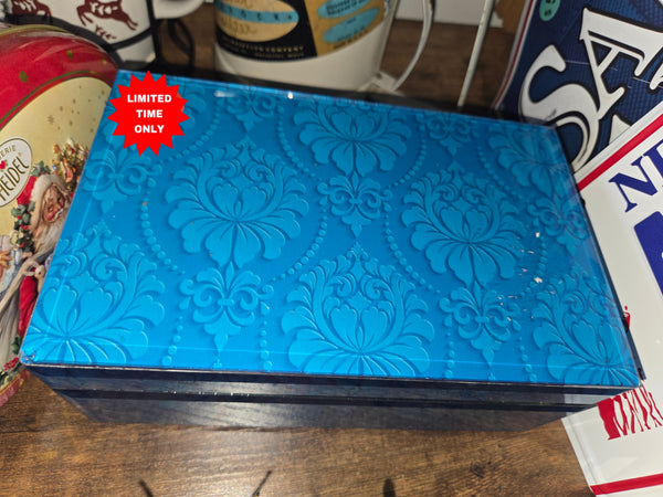 Light Blue Glass Box