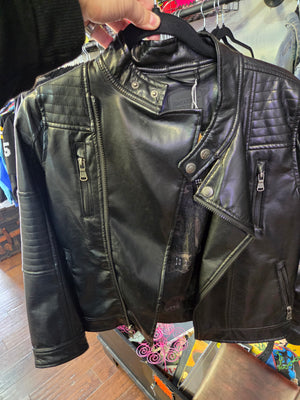 Charles Klein Leather Jacket (Size Large)