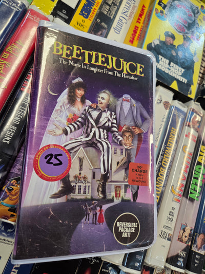 Beetlejuice VHS Clamshell    The case is not an original.  It's just from spirit Halloween...vhs is original