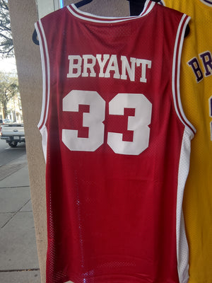 Kobe Bryant High School Jersey (Red)