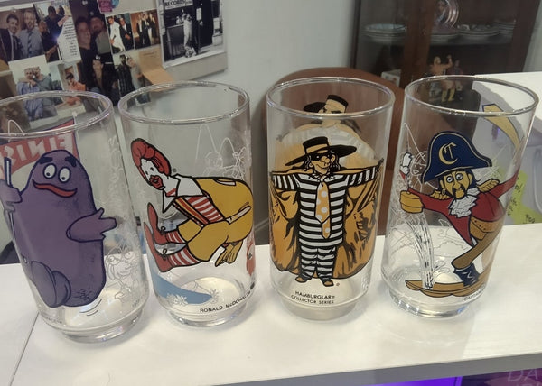McDonald's 70s-80s Set of 4 Glasses